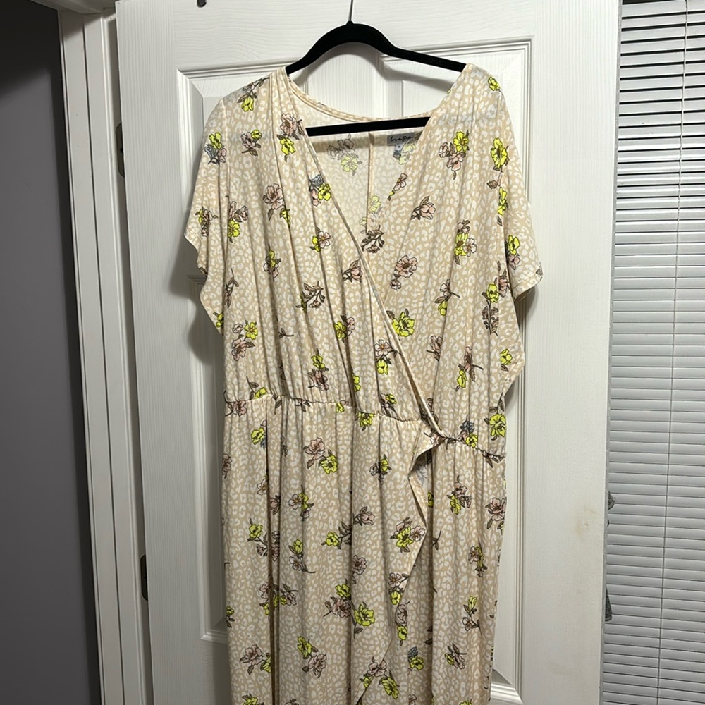 Love fire maxi dress